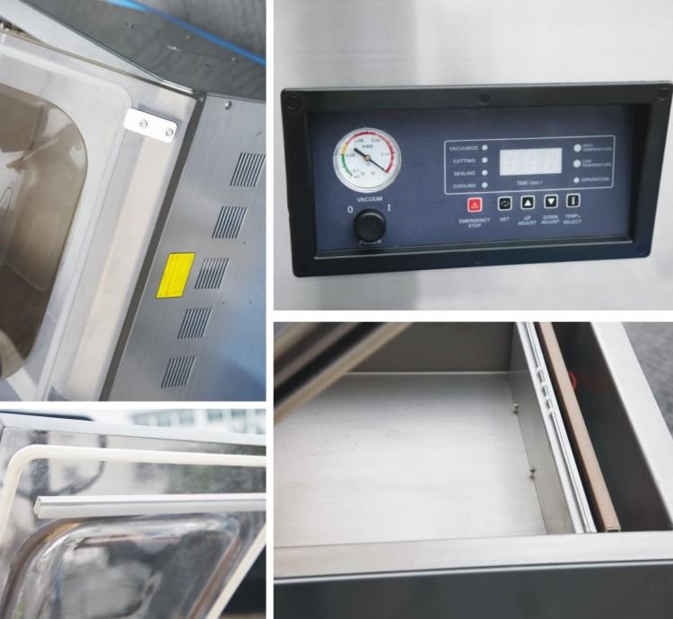 Vacuum Packaging Machine-Double Side - machine sectional photo